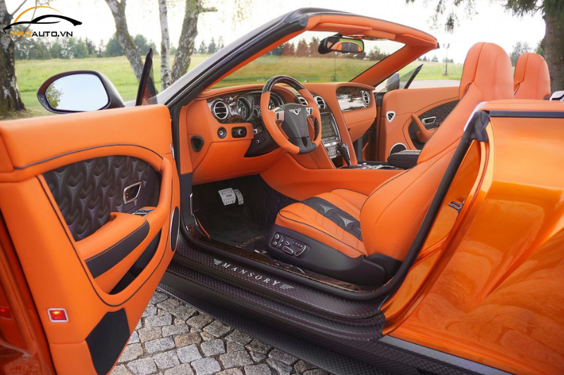 Bentley Continental GT bọc da đổi màu nội thất ô tô bản đặc biệt