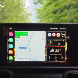 Bổ sung thêm widget dự báo thời tiết linh động trên màn hình Android ICAR Elliview U5 2K