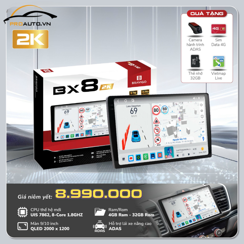 Giá màn hình Bravigo BX8 mới nhất