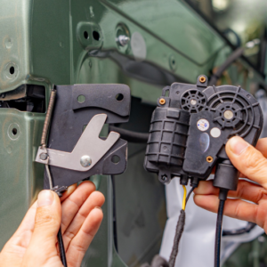 Cấu tạo cửa hít cho xe Vinfast VF3