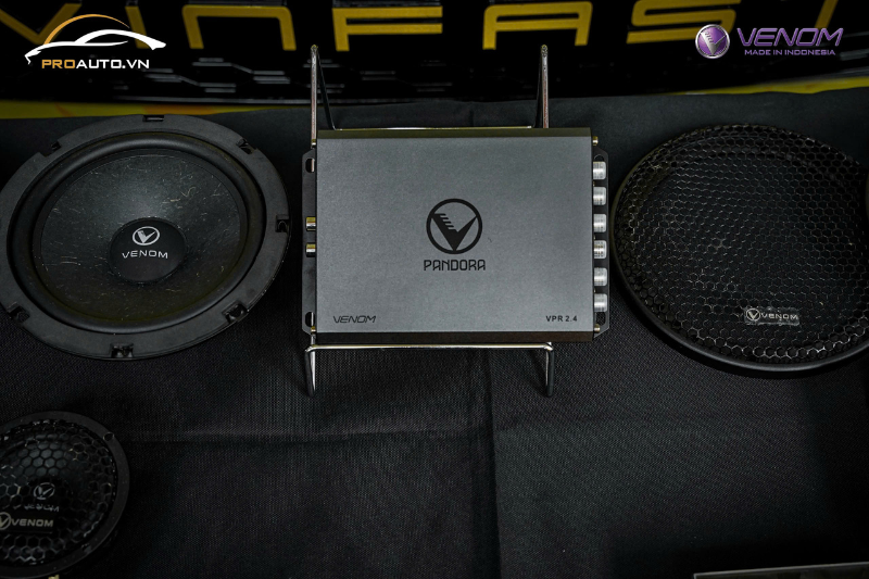Nâng cấp Amply Venom VPR 2.4 6CH DSP cho Vinfast VF3