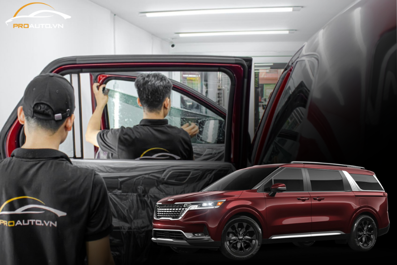 Phim cách nhiệt ô tô - Phụ kiện cho Kia Carnival 2024