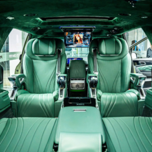 Độ ghế Limousine HongYi Crystal 4.0 Pro Max cho xe Hyundai Santafe 2024