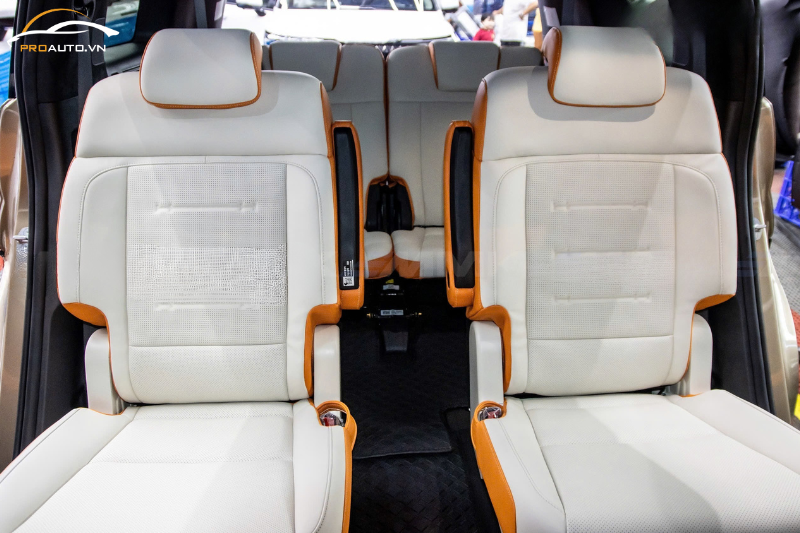 Bọc da ghế xe Hyundai Santafe 2025 với da Nappa