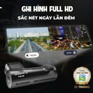 Camera hành trình Vietmap C1 công nghệ ghi hình ban đêm rõ nét