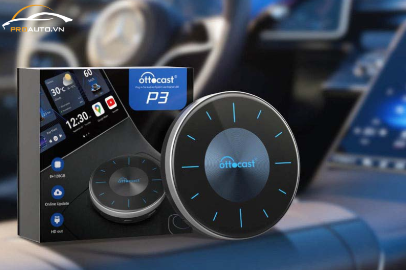 CarPlay AI box/ Android Box Ottocast AI là thiết bị thông minh