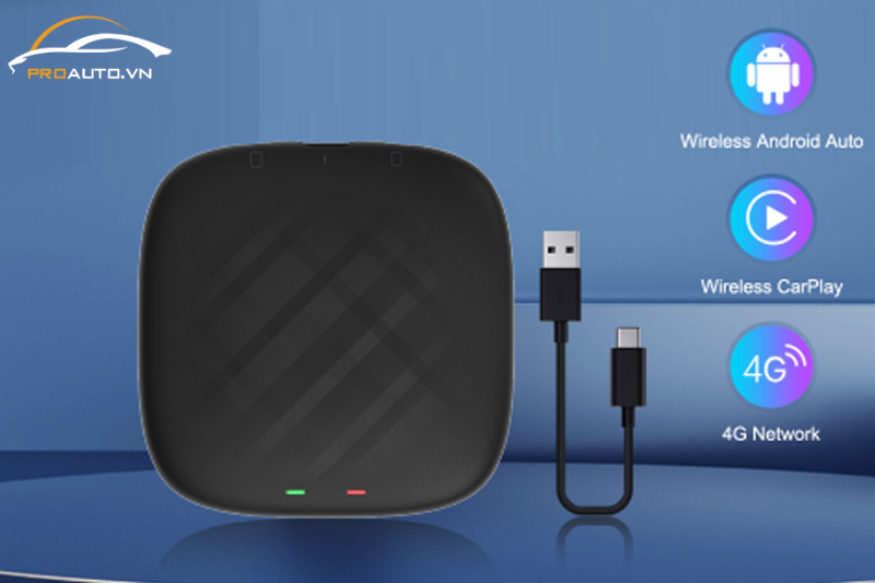 CarPlay AI Box cấu hình mạnh mẽ, với bộ vi xử lý và RAM cao cấp