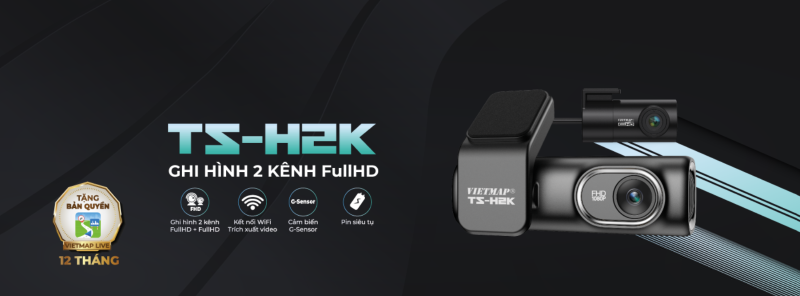 Giới thiệu về camera hành trình VIETMAP TS-H2K