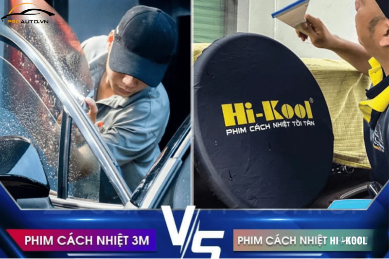 So sánh phim cách nhiệt 3M và Hi-Kool - Tính đa dạng cho ô tô
