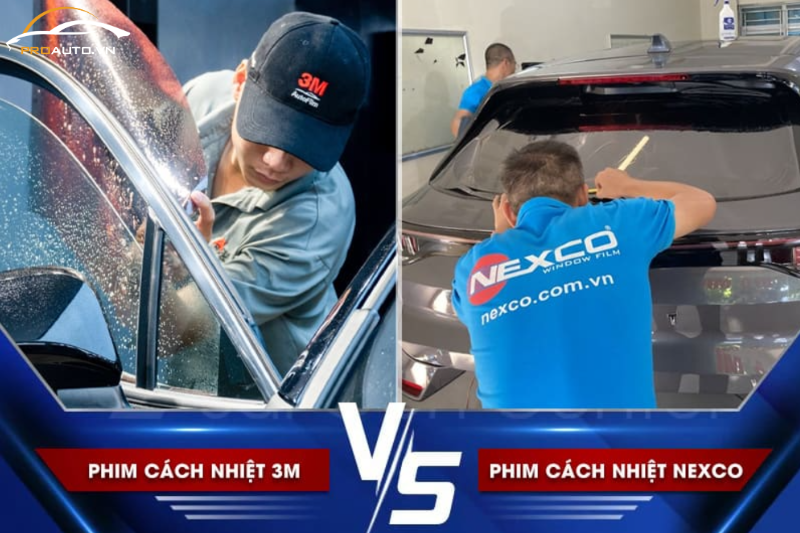 So sánh phim cách nhiệt 3M và Nexco chất lượng