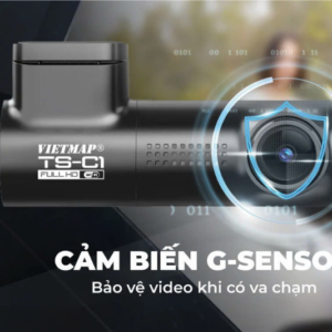 Tính năng cảm biến G-Sensor với camera hành trình Vietmap C1