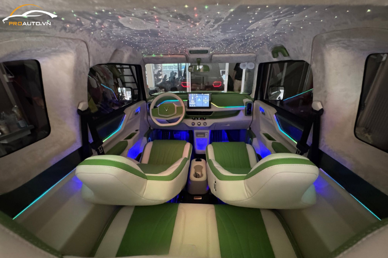 Bọc ghế da cho Vinfast VF3 theo mệnh mộc