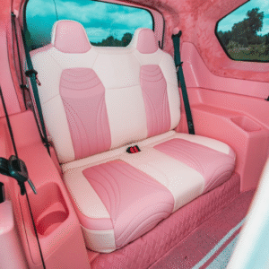 Bọc ghế da cho Vinfast VF3 với phiên bản hồng đáng yêu
