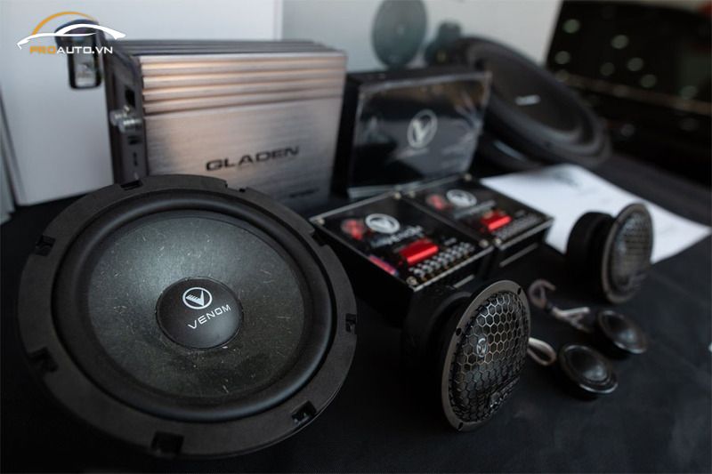 Loa 3 way VX6.3B - Độ loa xe Kia Tasman 2025