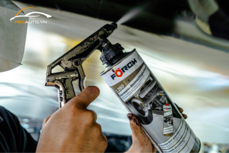 Phủ gầm xe Volvo EC40 thương hiệu Forch
