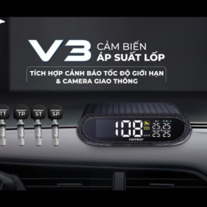 Cảm biến áp suất lốp Vietmap V3 tích hợp cảnh báo tốc độ giới hạn & camera giao thông