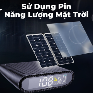 Màn hình hiển thị cảm biến áp suất lốp Vietmap V3 sử dụng năng lượng mặt trời