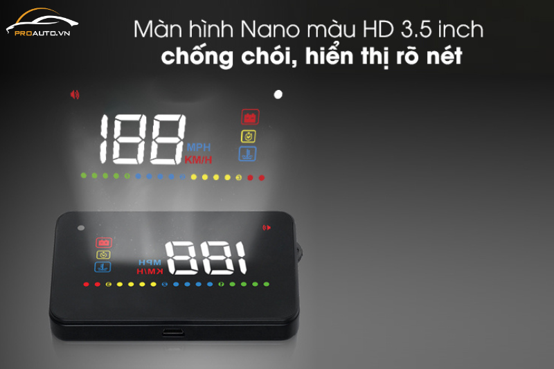 Màn hình Vietmap HUD V200 Led Nano chống chói
