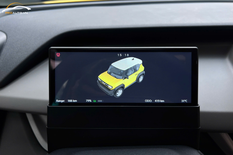 Tích hợp áp suất lốp qua màn hình Cluster