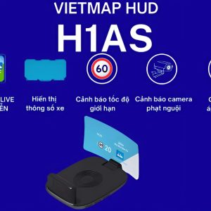 Vietmap HUD H1AS tự động đồng bộ hệ thống xe