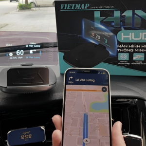 Vietmap HUD H1N đồng bộ dẫn đường thông minh