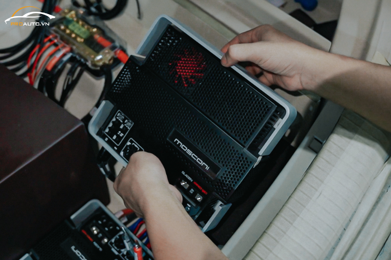 Amplifier Mosconi độ loa xe Volkswagen Arteon 2025