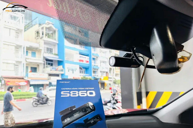 Cảnh báo tốc độ trên camera hành trình Vietmap S860
