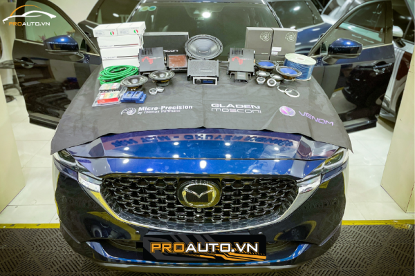 Độ loa xe Mazda CX-5 2025 từ các thương hiệu nổi tiếng