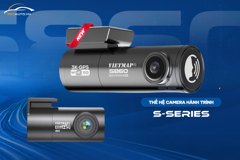 Hỗ trợ cảm biến G-Sensor cho camera hành trình Vietmap S860