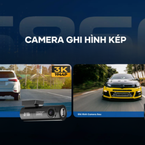 Khả năng ghi hình kép trên camera hành trình Vietmap S860