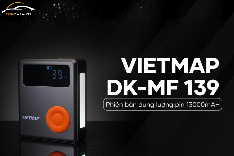 Kích bình bơm lốp Vietmap DK-MF139 phiên bản pin 13000mAh