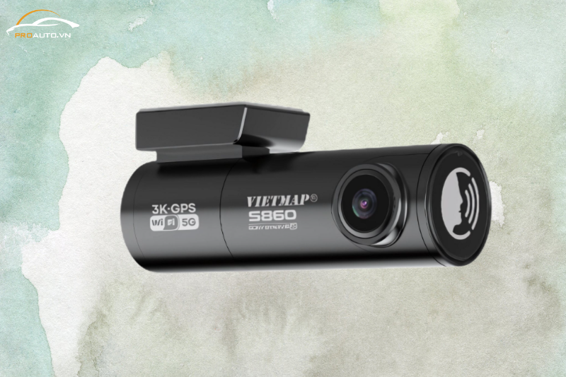 Lượng pin camera hành trình Vietmap S860 bền bỉ