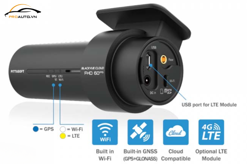 Giới thiệu về camera hành trình Blackvue DR770X-2CH