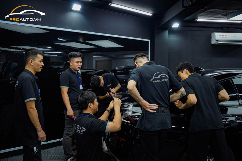 Trực tiếp thực hành dán PPF trên các dòng xe khác nhau - Khóa học dán PPF ô tô