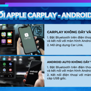 CarPlay & Android Auto không dây trên màn hình Zestech ZX ADAS CC