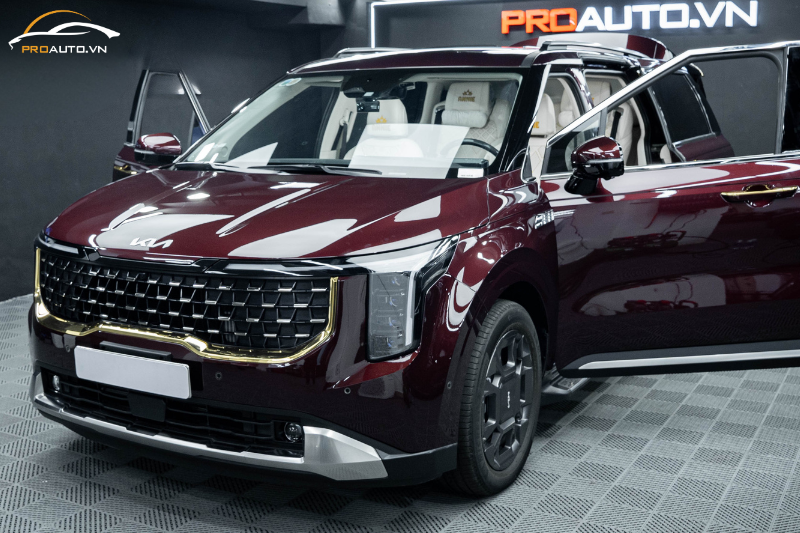Gói độ xe Kia Carnival với mặt galang