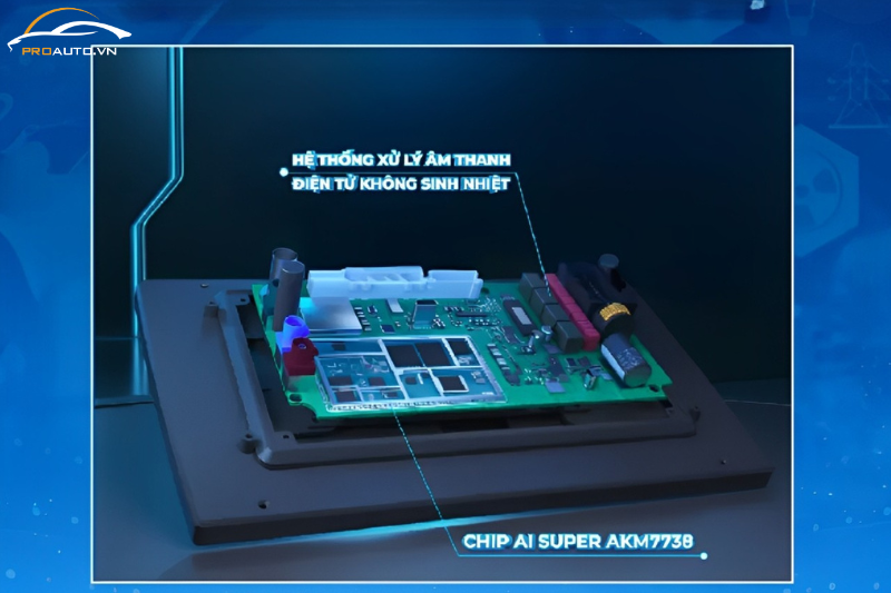 Chip AI Super AKM7738 & AI DSP với màn hình Zestech ZX ADAS+ TC