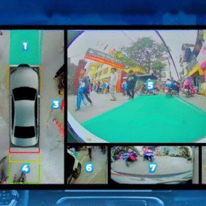 Quan sát camera 360° hiện đại cùng màn hình Zestech ZX ADAS+ CC