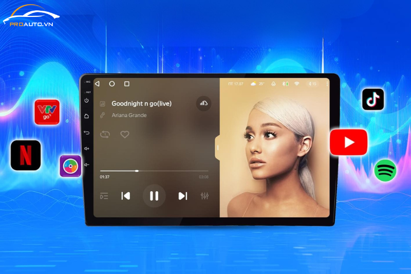 Cung cấp âm thanh từ màn hình Android Teyes CC3L Lite chất lượng