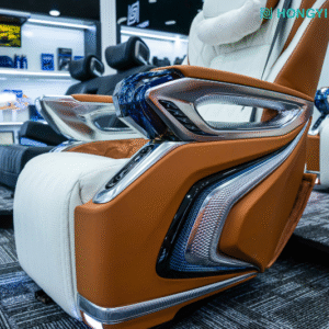 Thư giãn từ ghế Crystal 6.0 Pro Max với chế độ nâng chân, ngả lưng