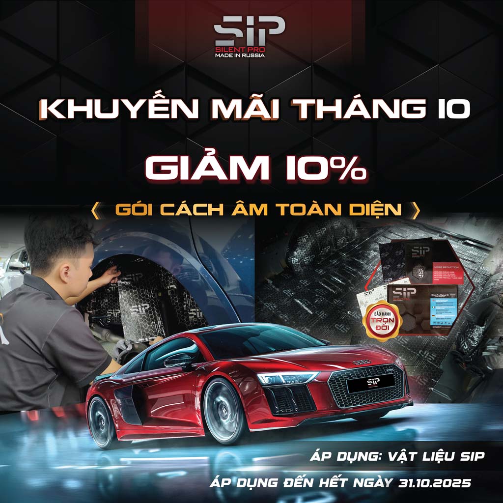 Tháng 10 bùng nổ – Giảm ngay 10% khi nâng cấp cách âm SIP toàn diện