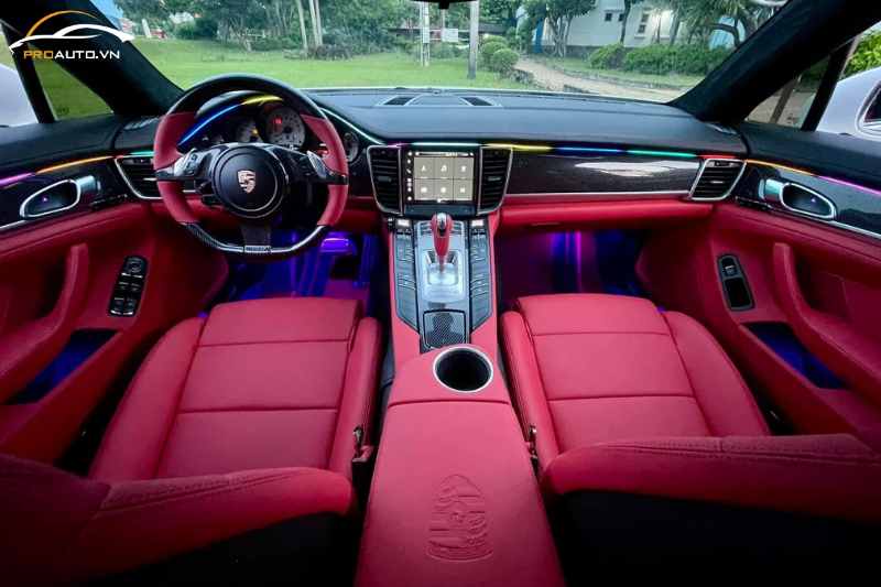 Da công nghiệp - Bọc da ghế Porsche