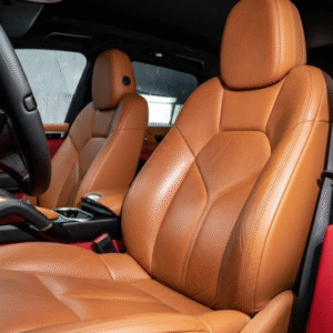 Da thuộc bò - Bọc da ghế Porsche