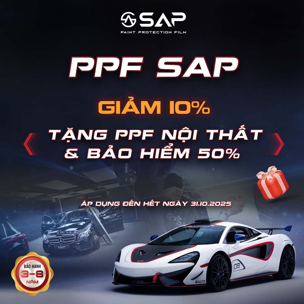 Dán PPF SAP tại PROAUTO.VN giảm ngay 10%