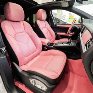 Kinh nghiệm bọc da ghế Porsche đẳng cấp, thẩm mỹ