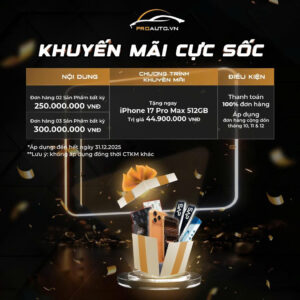 Sở hữu Iphone 17 Pro Max 44.9 triệu đồng khi trở thành đại lý của Proauto.vn