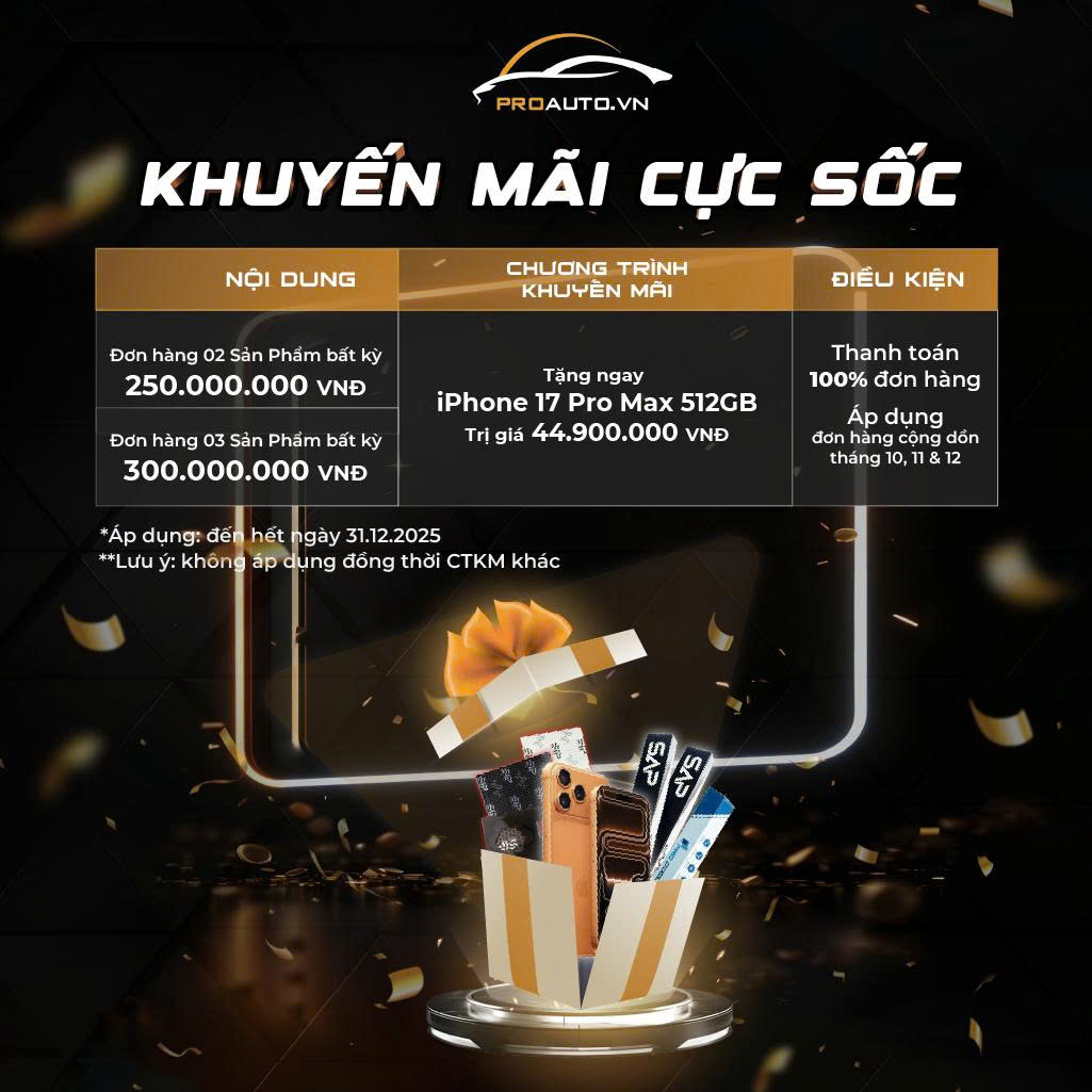 Sở hữu Iphone 17 Pro Max 44.9 triệu đồng khi trở thành đại lý của Proauto.vn