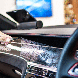 Vị trí nội thất dán PPF xe điện BYD