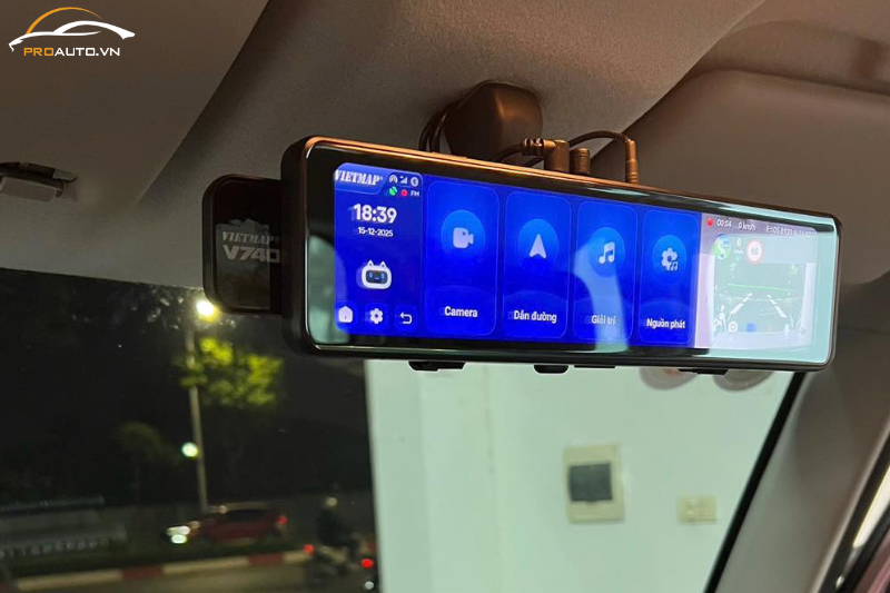 Vì sao nhiều chủ xe lắp camera hành trình Vietmap V740?