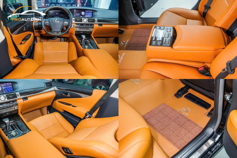 Sơn đổi màu nội thất cho xe Lexus 